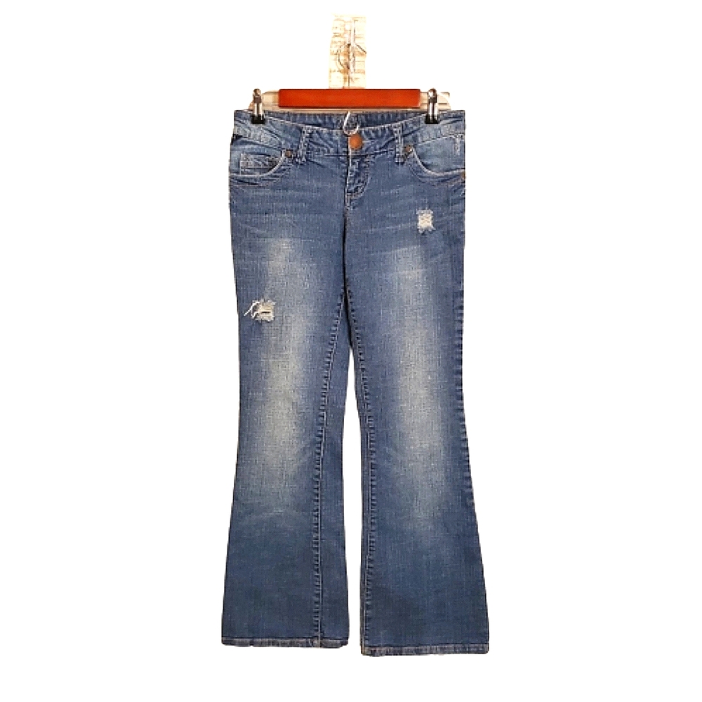 Vanity Distressed Flare Leg Jeans Sz. 26X29